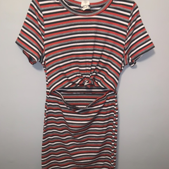 Ribbed Cut-Out Dress - Picture 2 of 5